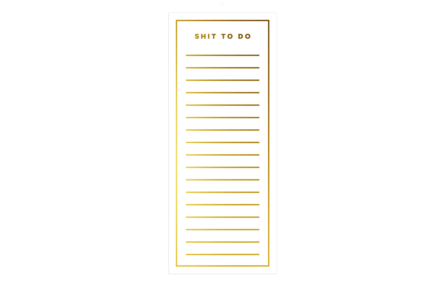 Shit to Do List Pad