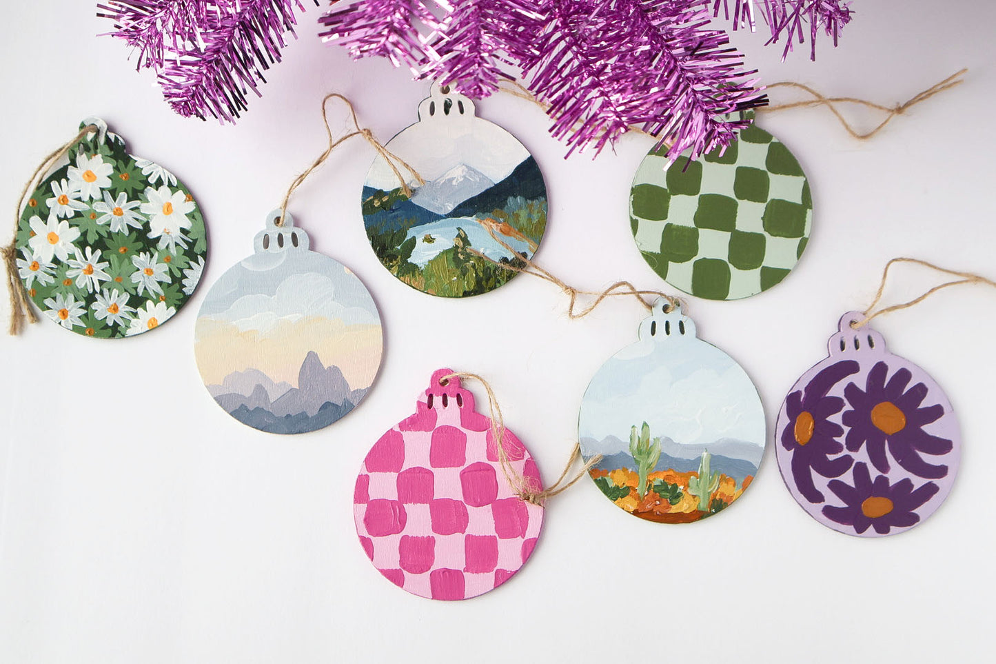 Diablo Lake Hand Painted Ornament
