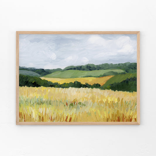"Golden Hills" Print