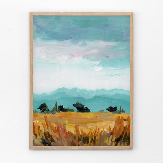 "Wheat Fields in Summer" Print