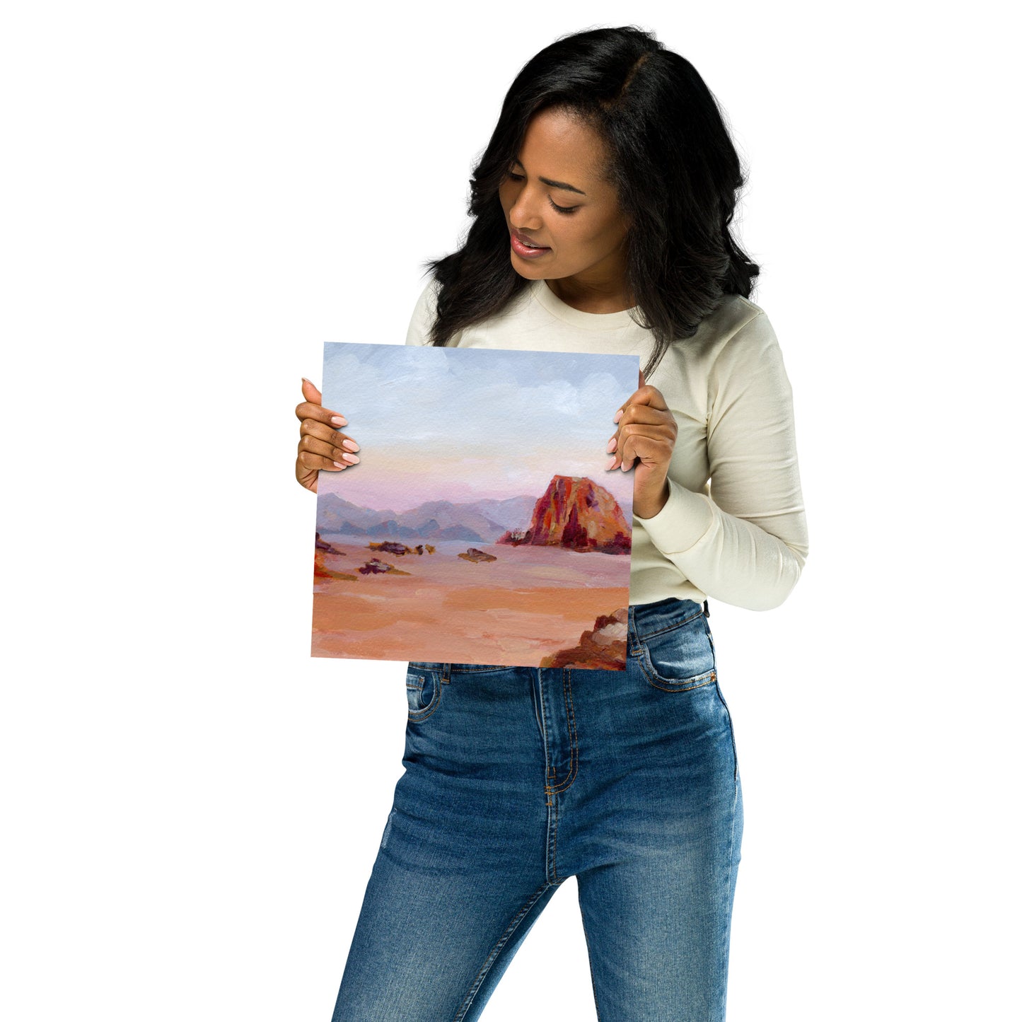 "The Warmth of Sand and Rocks" Print