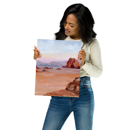 "The Warmth of Sand and Rocks" Print