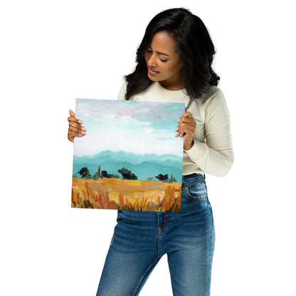 "Wheat Fields in Summer" Print