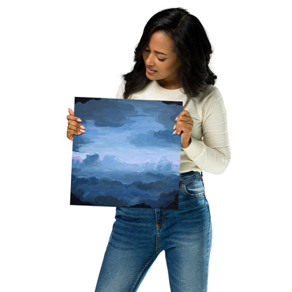"Amusement Park Clouds" Print