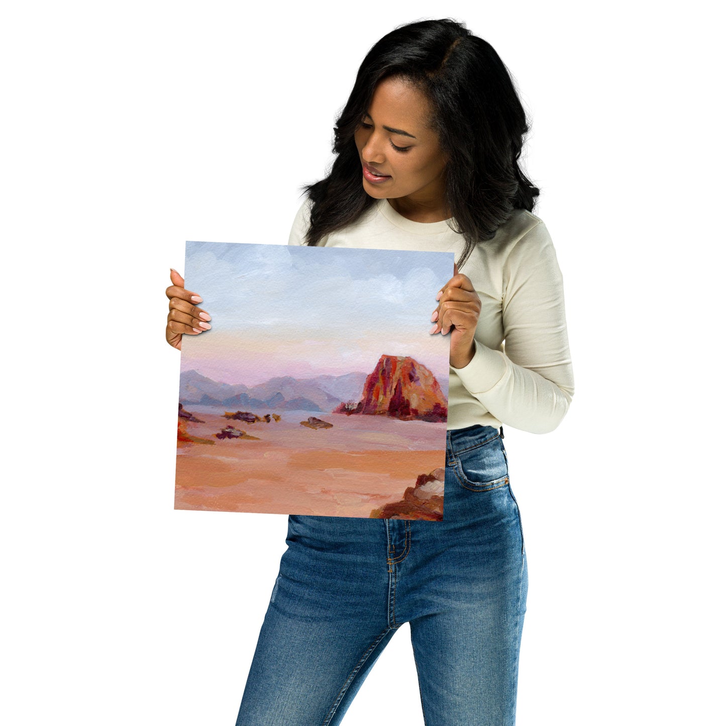 "The Warmth of Sand and Rocks" Print