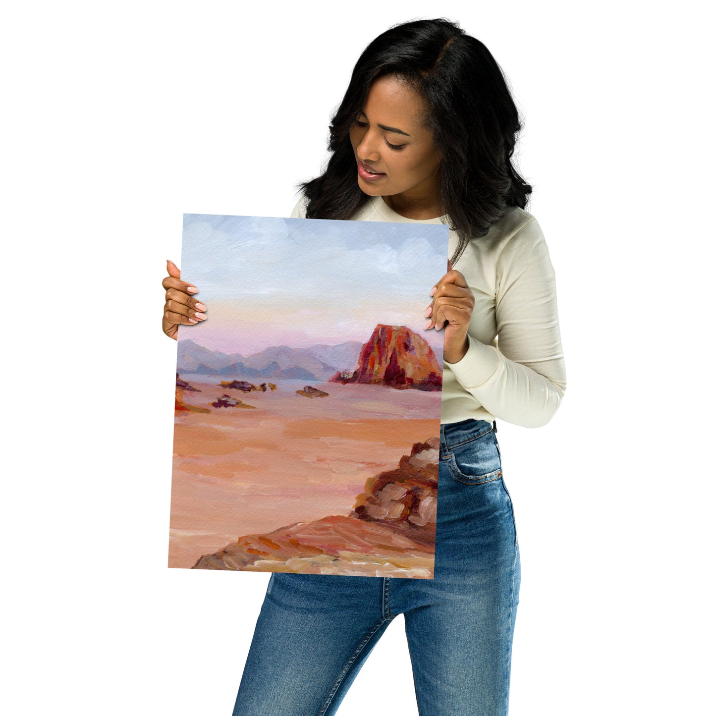 "The Warmth of Sand and Rocks" Print