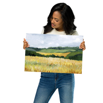 "Golden Hills" Print