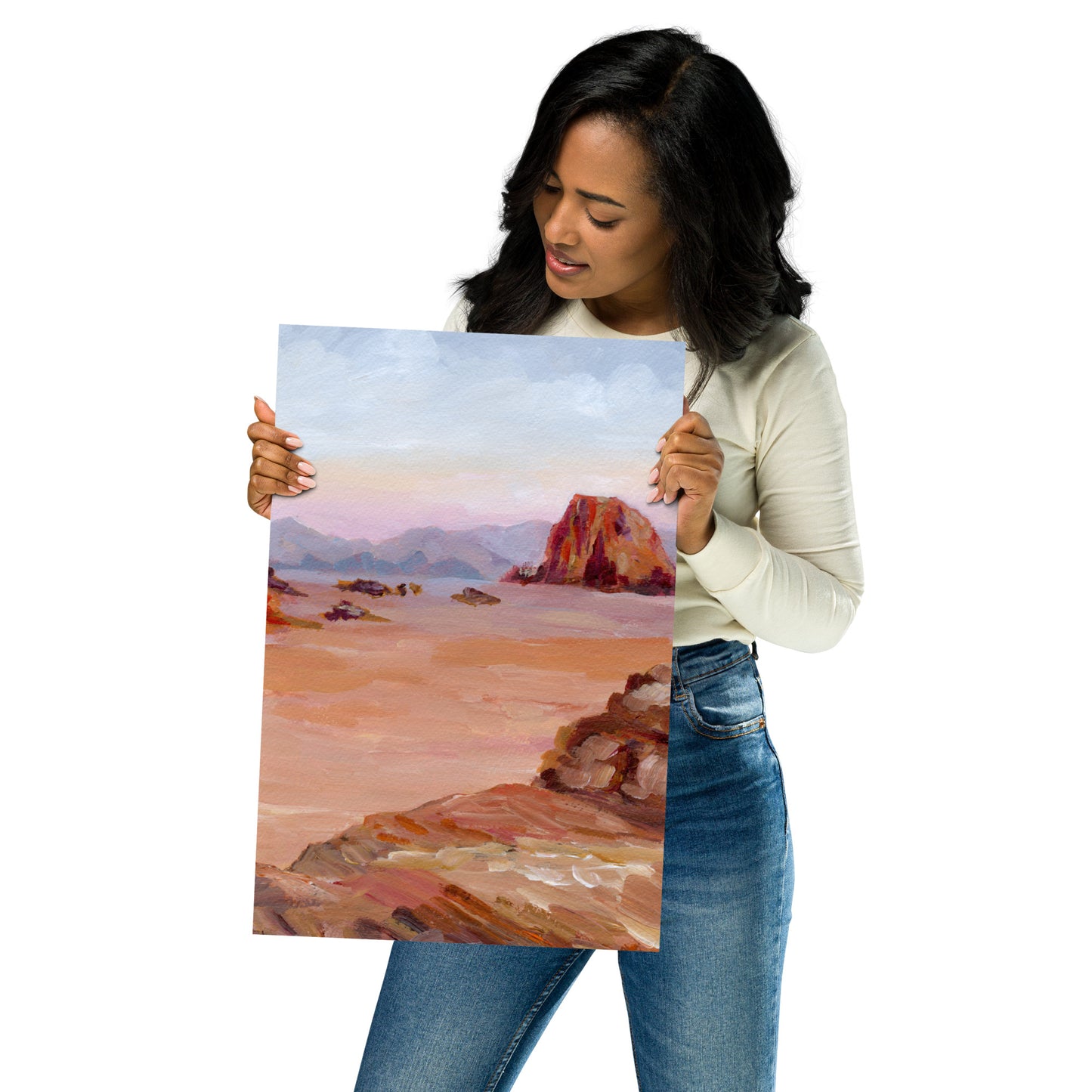 "The Warmth of Sand and Rocks" Print