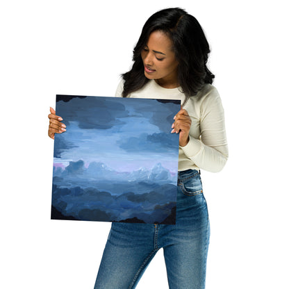 "Amusement Park Clouds" Print