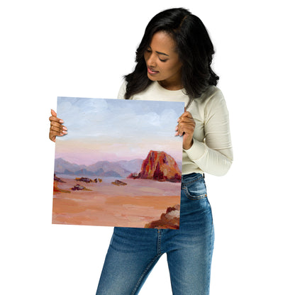 "The Warmth of Sand and Rocks" Print