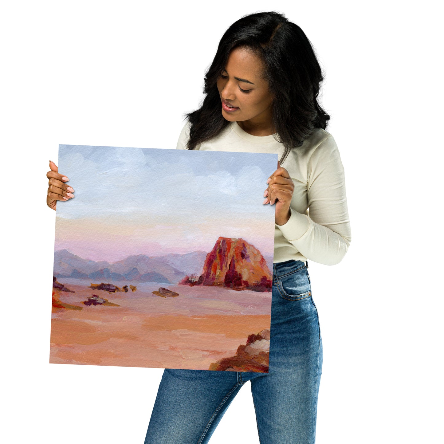 "The Warmth of Sand and Rocks" Print
