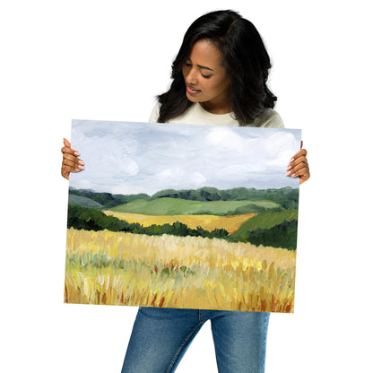 "Golden Hills" Print