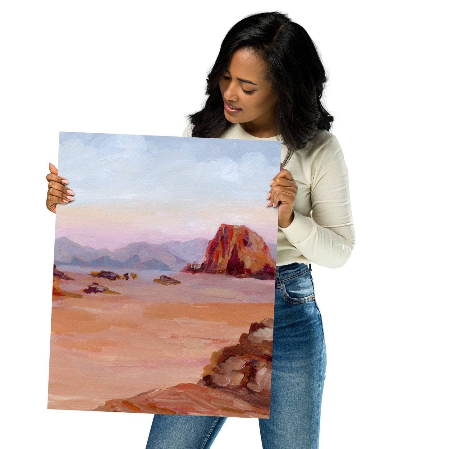 "The Warmth of Sand and Rocks" Print