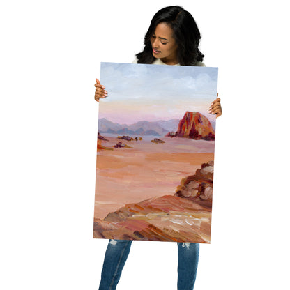 "The Warmth of Sand and Rocks" Print