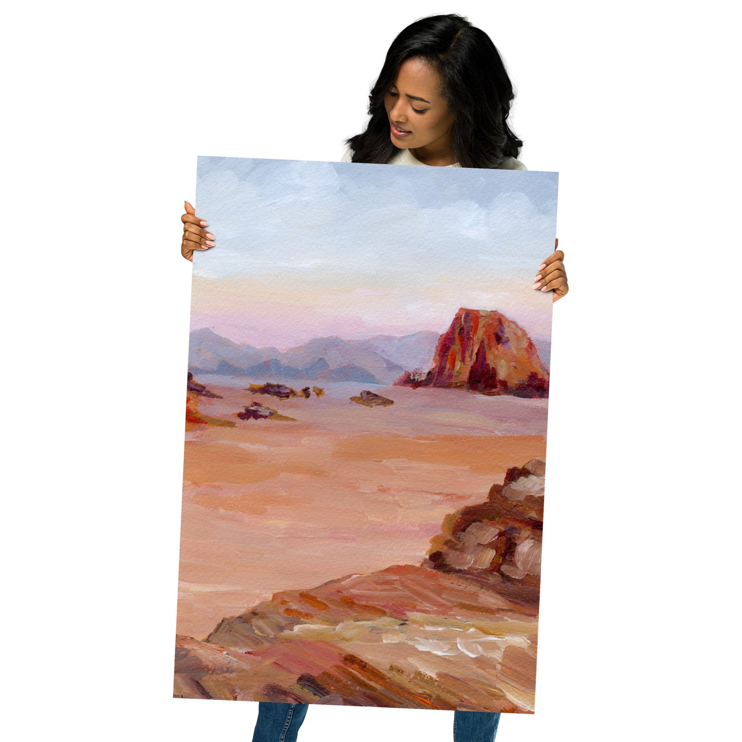 "The Warmth of Sand and Rocks" Print