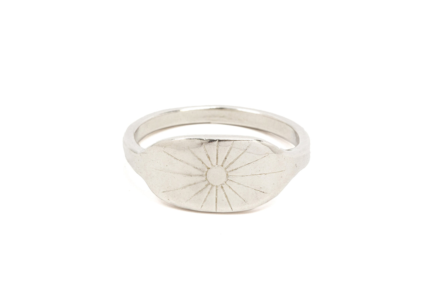 Sunburst Signet Ring