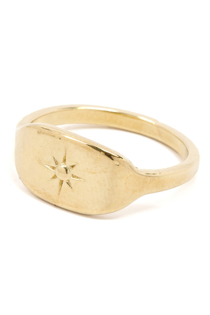 North Star Signet Ring