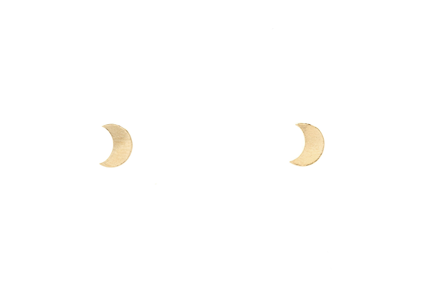 Crescent Moon Studs