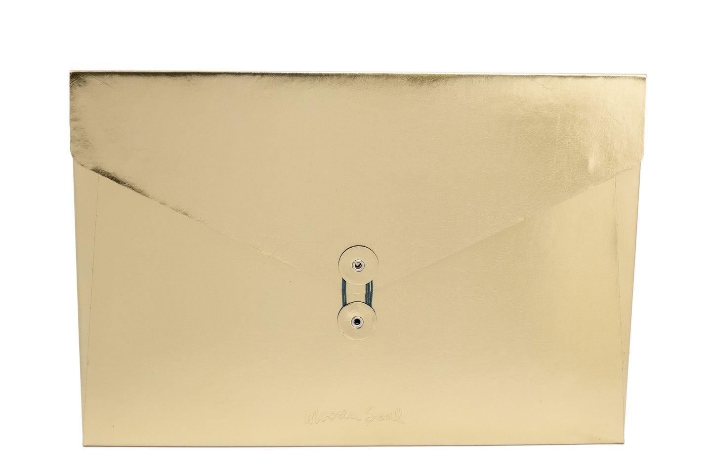 Metallic Leather Folio
