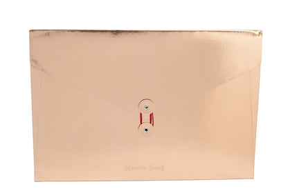 Metallic Leather Folio