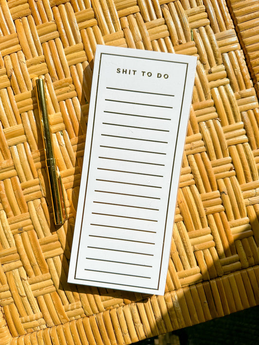 Shit to Do List Pad