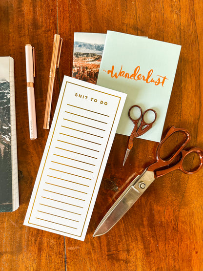 Shit to Do List Pad