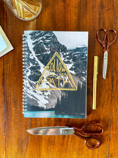Follow Your Own Path Notebook