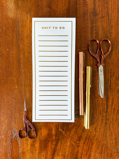 Shit to Do List Pad
