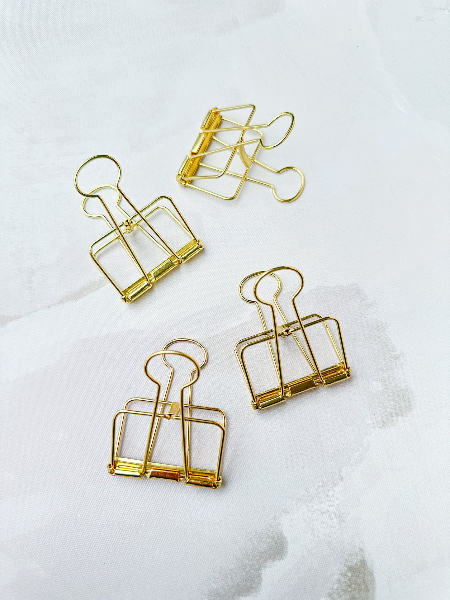 Large Metallic Binder Clips