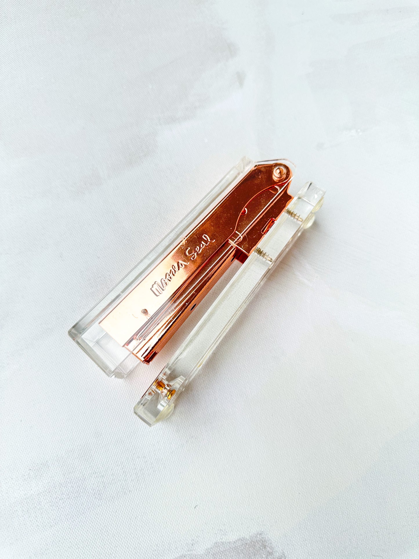 Golden Lucite Stapler