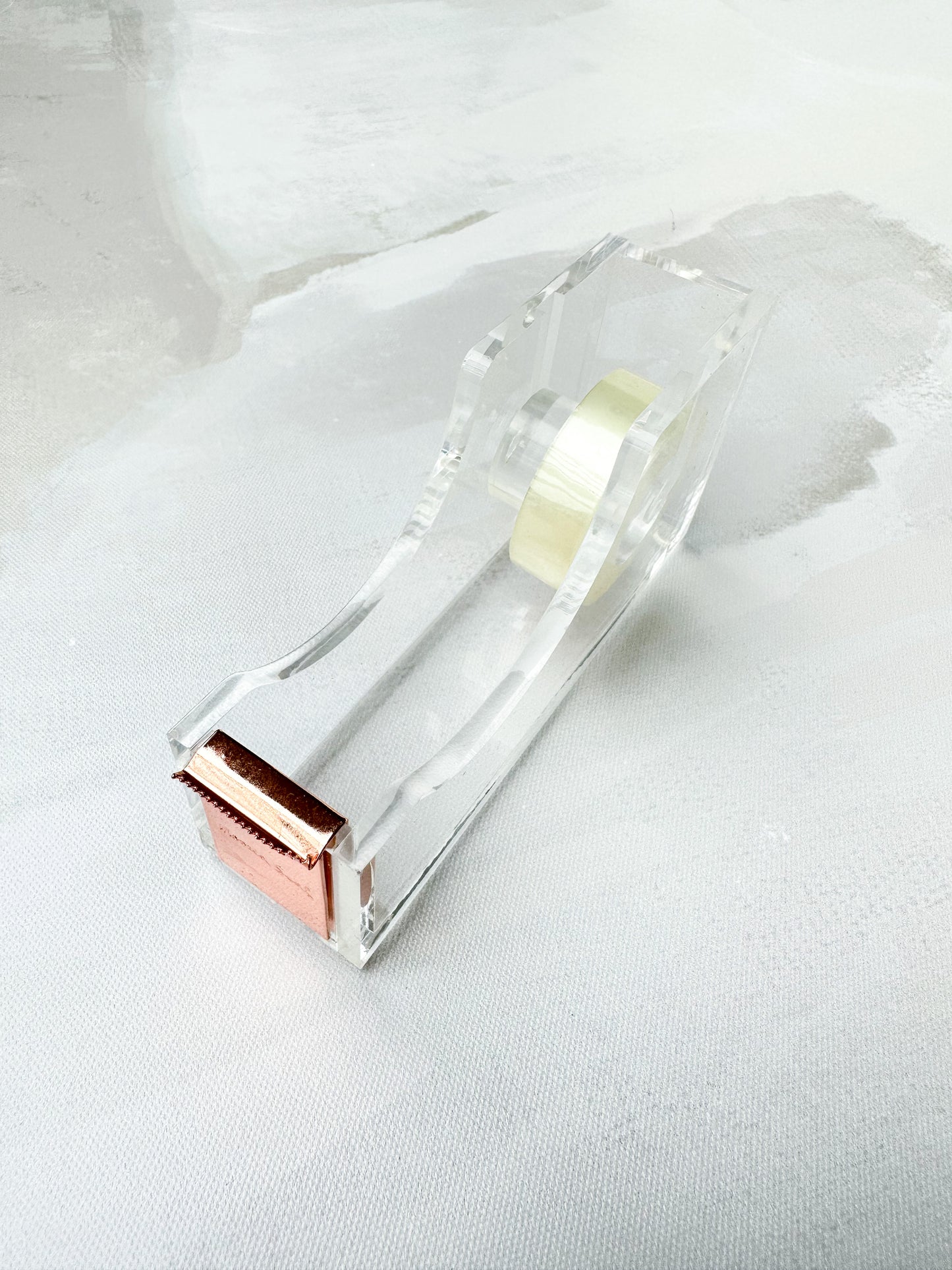 Golden Lucite Tape Dispenser